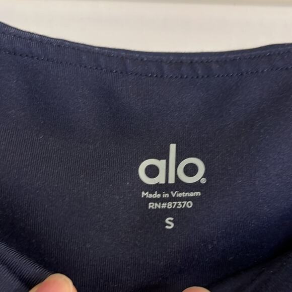 Alo Yoga Airbrushed Feather Leggings Size S Blue Green Anthropologie - Picture 4 of 9